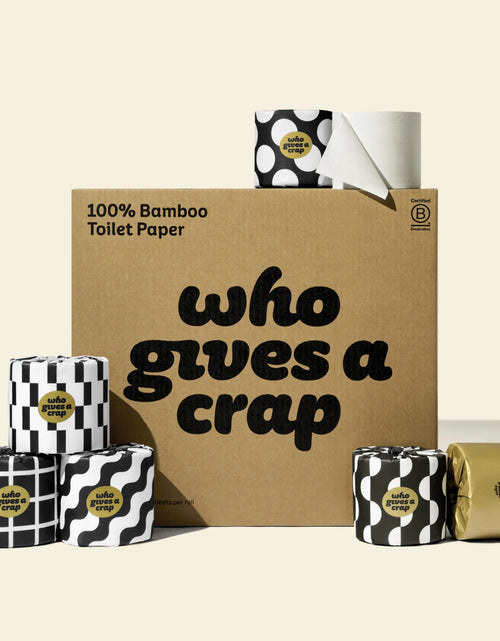 Load image into Gallery viewer, Premium 100% Bamboo Toilet Paper - Double Length Rolls
