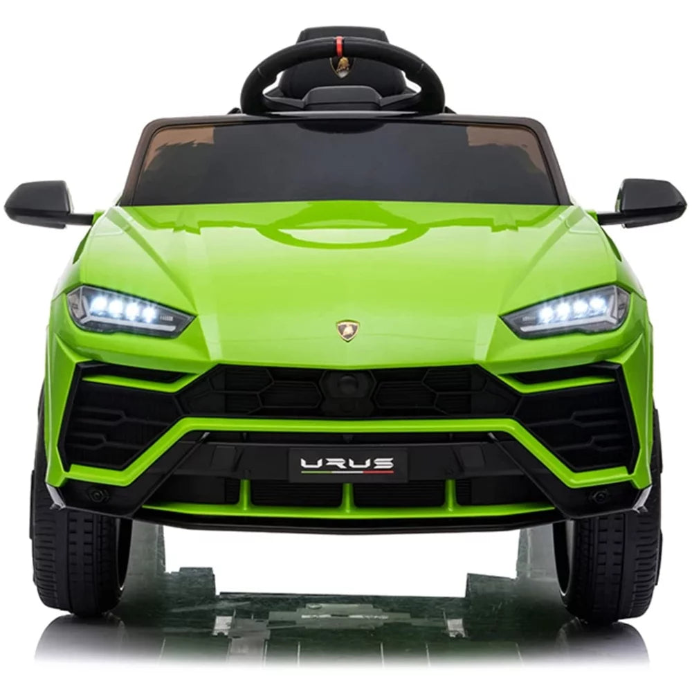 Lamborghini Urus 12V Electric Powered Ride on Car Toys for Girls Boys, White Kids Electric Vehicles Ride on Toys with Remote Control, Foot Pedal, MP3 Player and LED Headlights, CL61