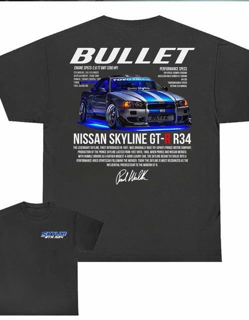 Load image into Gallery viewer, Fast and Furious Hoodie T-Shirt , Suki Shirt , Skyline GT-R34 Unisex Shirt Menswear Top
