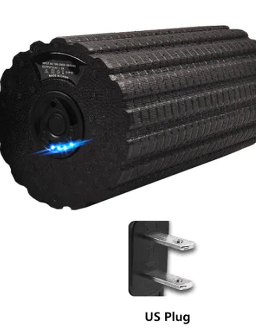 Load image into Gallery viewer, Foam Shaft Electric Foam Roller Yoga Home Gym Vibration Massage 4 Speeds Column Muscle Relax Deep Tissue USB Rechargeable
