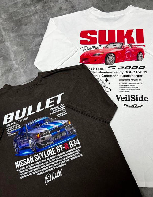 Load image into Gallery viewer, Fast and Furious Hoodie T-Shirt , Suki Shirt , Skyline GT-R34 Unisex Shirt Menswear Top
