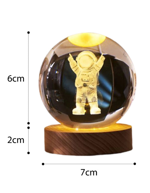 Load image into Gallery viewer, Astronomy Crystal Lights Glowing Planetary Galaxy Astronaut Ball Night Lights Bedside Light Ramadan Decoration Mood Light
