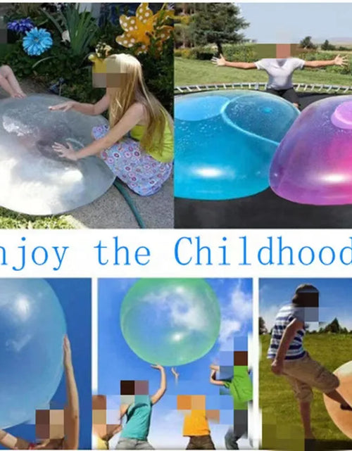 Load image into Gallery viewer, Children&#39;S Outdoor Water Bubble Ball Toy Game Fun Party Baby Shower Water Bubble Ball Toy Gift Beach Water Party
