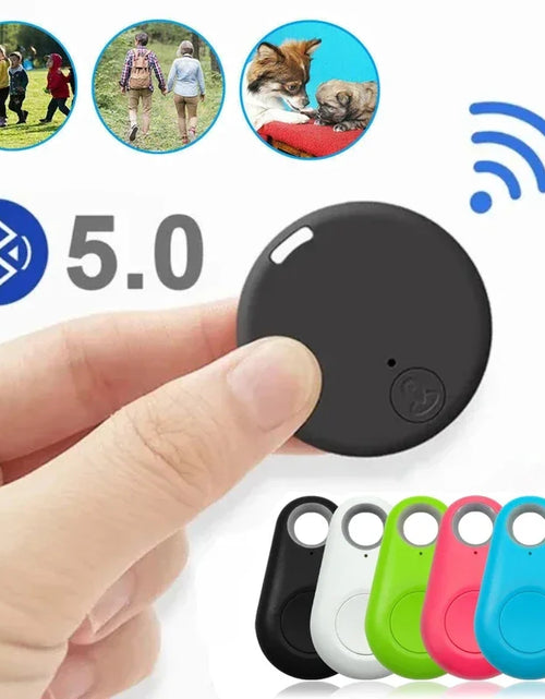 Load image into Gallery viewer, Mini GPS Mobile Bluetooth 5.0 Tracker Anti-Lost Device round Anti-Lost Device Pet Kids Bag Wallet Tracking Smart Finder Locator
