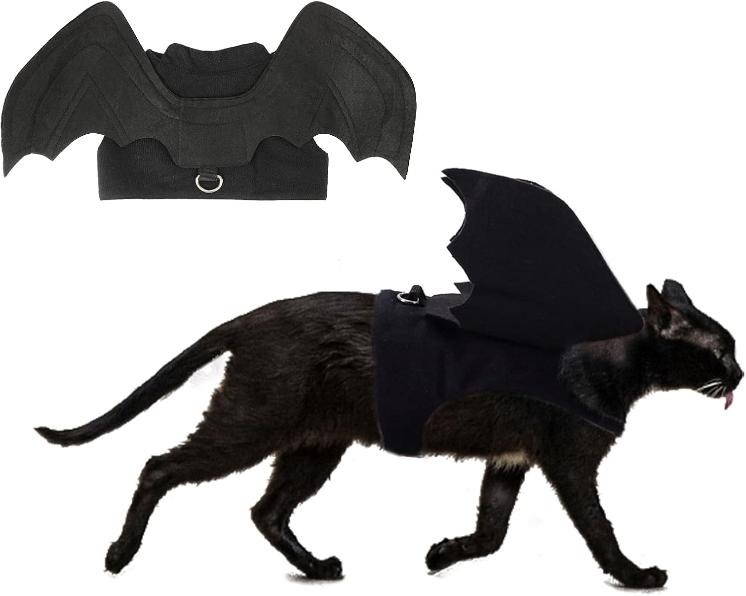 Cat Halloween Costume - Halloween Bat Wings Pet Costumes for Small Dogs Cats Halloween Party Small