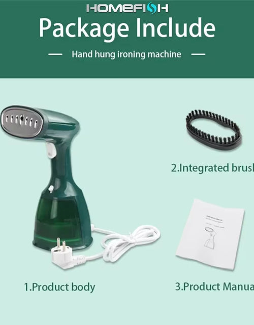 Load image into Gallery viewer, Garment Steamers 280Ml Handheld Fabric Steamer 7 Holes 20 Seconds Fast-Heat 1500W Garment Steamer for Home Travelling Portable
